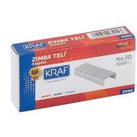 Kraf 255G Sarı Zımba Teli 24/6 1000 Adet