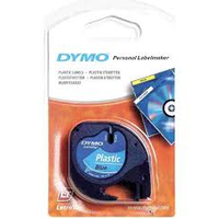 Dymo 721650 Letratag Plastik Etiket 12Mmx4M Mavi