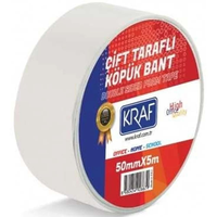 Kraf 5050G Çift Taraflı Köpük Bant 50Mmx5M