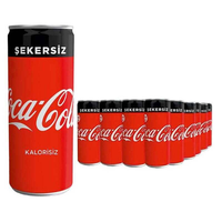 Coca-Cola Şekersiz Kutu 330 Ml 24 Adet