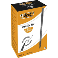 Bic 920568 Round Stıc Tükenmez Kalem Siyah 60Lı