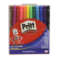 Pritt Keçeli Kalem 12 Renk 1687976