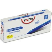 Fatih 34040 Ofis Tipi Keçeli Kalem Mavi 10Lu