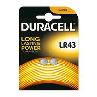 Duracell Alkalin Lr43 Düğme Pil 1,5V 2Li Paket