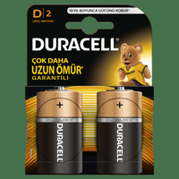 Duracell Alkalin D Büyük Boy Pil 2Li