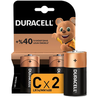 Duracell Alkalin C Orta Boy Pil 2Li