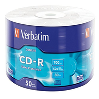 Verbatim 43787 Cd-R 52X 700Mb 50Li Wrap Extra