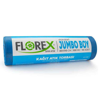 Florex 827 Kağıt Atık Baskılı Çöp Poşeti 