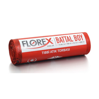 Florex 530 Tıbbi Atık  Çöp Poşet Battal 72X95 650g