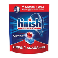 Finish Hepsi Bir Arada Bul. Mak.Deterjanı 50 Tab