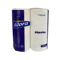 Glora Ev Tipi Kağıt Havlu 22 Cm 2'Li Rulo 