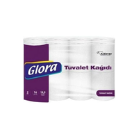 Glora Ev Tipi Tuvalet Kağıdı 2 Katlı 24 Rulo 