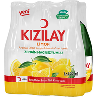 Kızılay Doğal Aromalı Limonlu Maden Suyu 200 Cc1