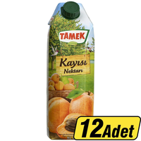 Tamek Kayısı Nektar 1 Lt X 12 Adet