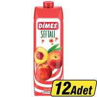 Dimes Meyve Nektarı Şeftali 1 Lt X 12 Adet