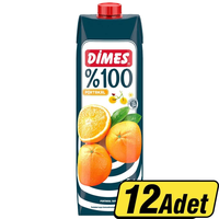 Dimes %100 Portakal 1 Lt X 12 Adet