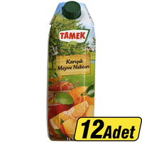 Tamek Karışık Meyve Nektar 1 Lt X 12 Adet