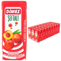 Dimes 200 Ml 27'Li Paket Şeftali Meyve Suyu