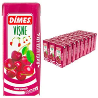 Dimes 200 Ml 27'Li Paket Vişne Meyve Suyu