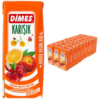 Dimes 200 Ml 27'Li Paket Karışık Meyve Suyu