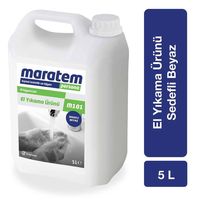 Maratem M101 Sıvı El Sabunu Beyaz Sedefli 5Lt