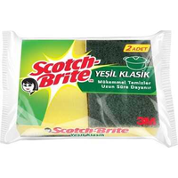 Scotch Brite Bulaşık Süngeri Klasik Yeşil 2Li