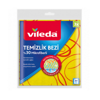 Vileda %30 Mikrofiberli Temizlik Bezi 3'Lü