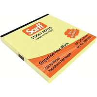 Sarff 75X75Mm Sarı Yapışkanlı Not Kağıdı - 100Yp